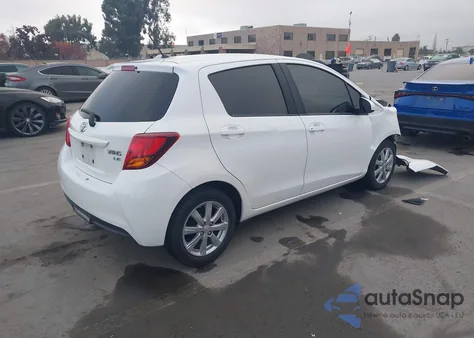 2016 Toyota Yaris Le z USA, uszkodzony, nr VIN VNKKTUD35GA056393